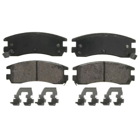 Wagner Brakes Ceramic Disc Pad Set, Zd714 ZD714